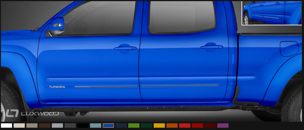 Premier XSM Body Side Molding: Pickups (4 PCS.) Body Side Molding Luxwood Trim   
